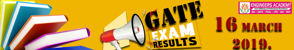 Gate Exam Result 16/3/19 by EA