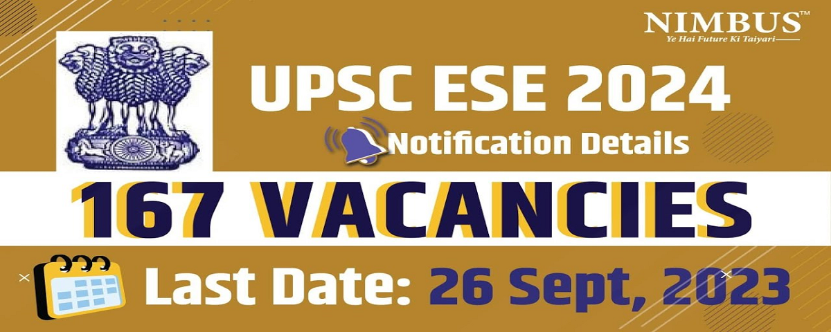 UPSC ESE Recruitment 2024 – Notification, Exam Dates, Application, Pattern, Study Material, Online Coaching