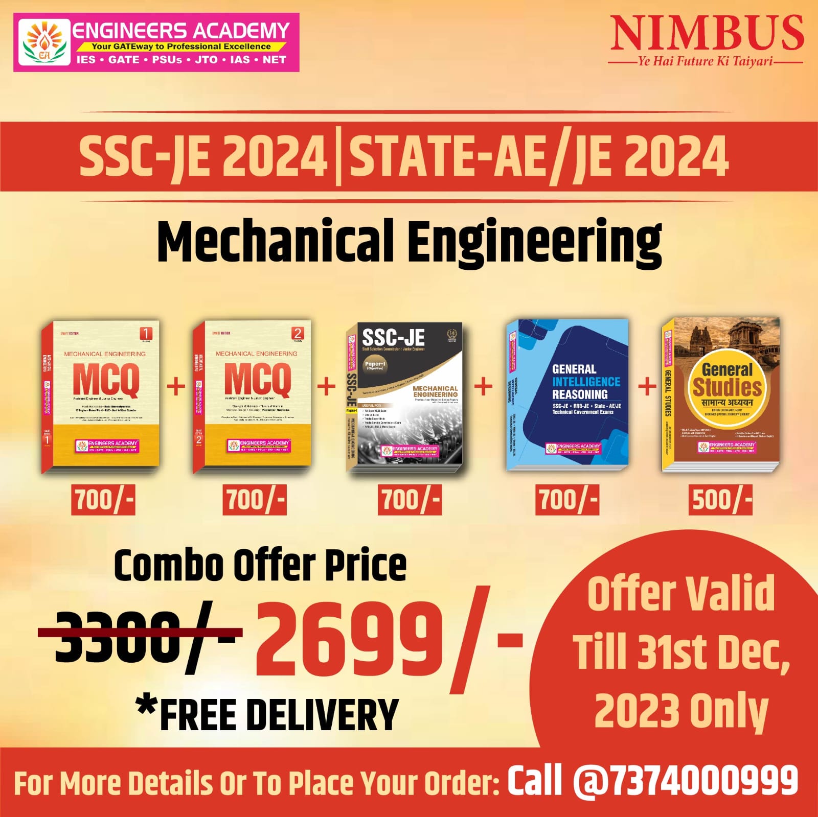 SSC JE 2024 Mechanical Engineering Books