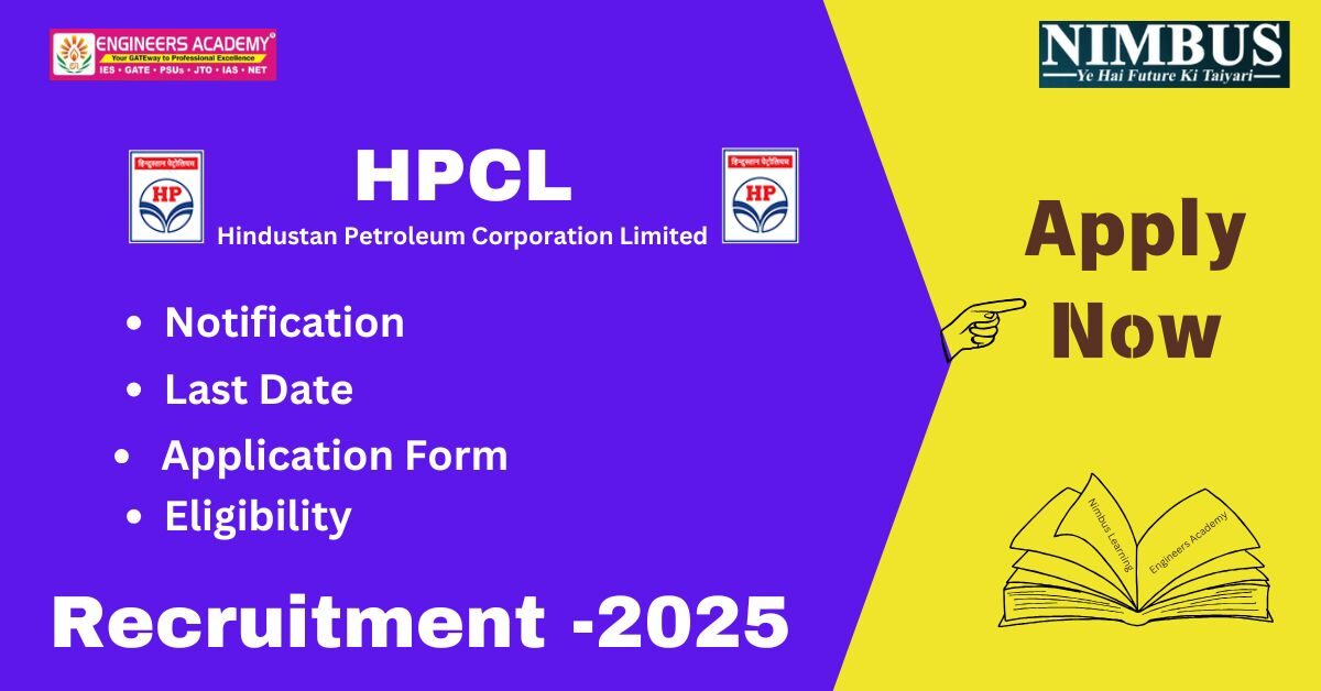 HPCL je 2025 Vacancy