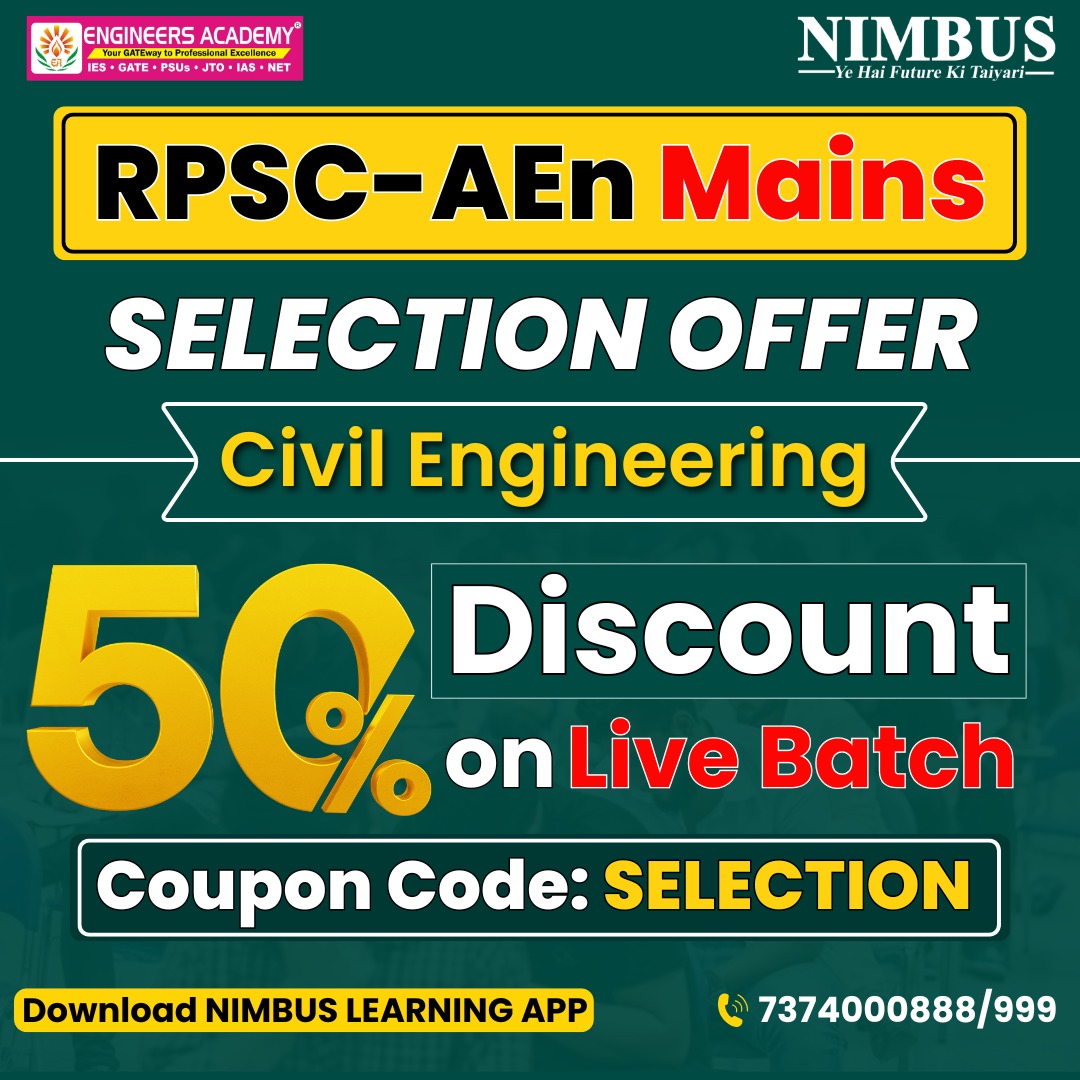 RPSC AEn 2025 mains Civil Engineering