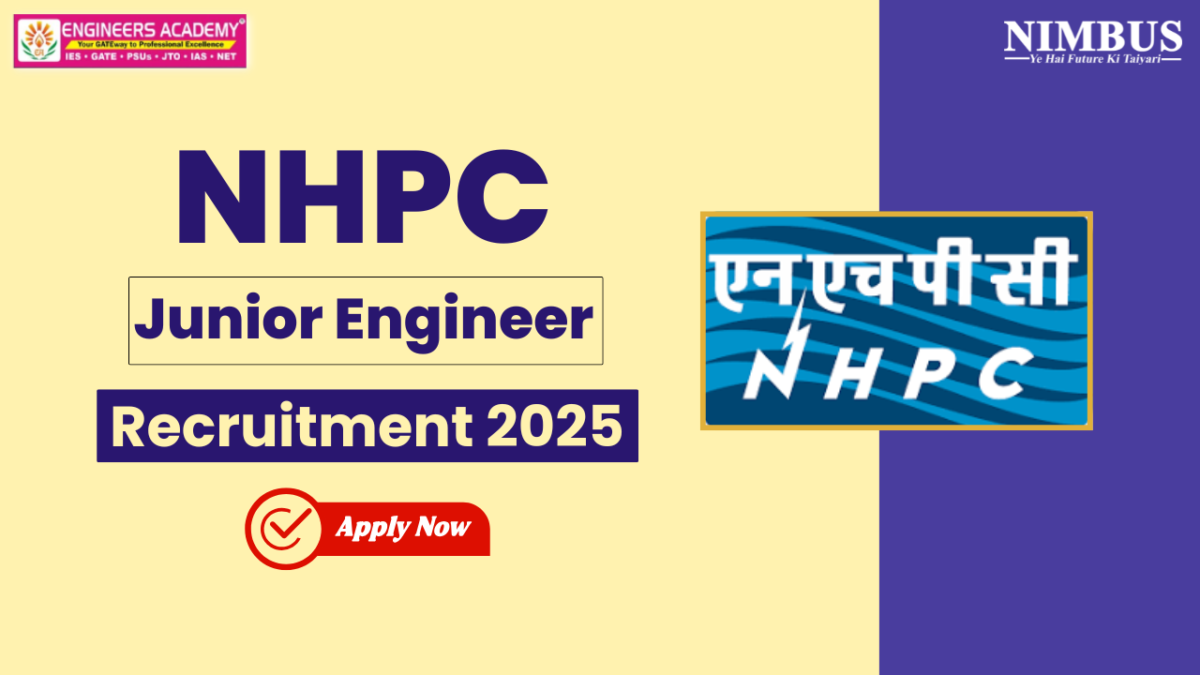 NHPC JE Recruitment 2025: Check Notification, Eligibility, Selection Process, Age & More