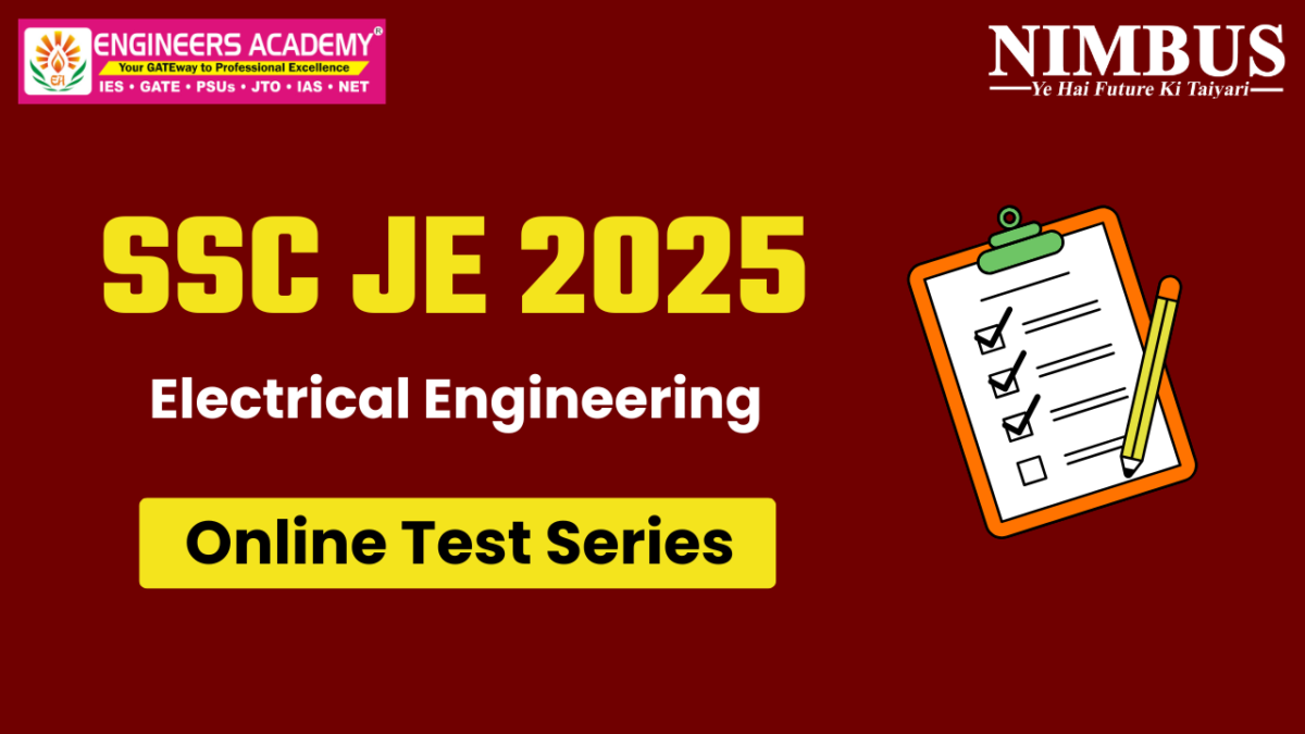 SSC JE 2025 Electrical Online Test Series