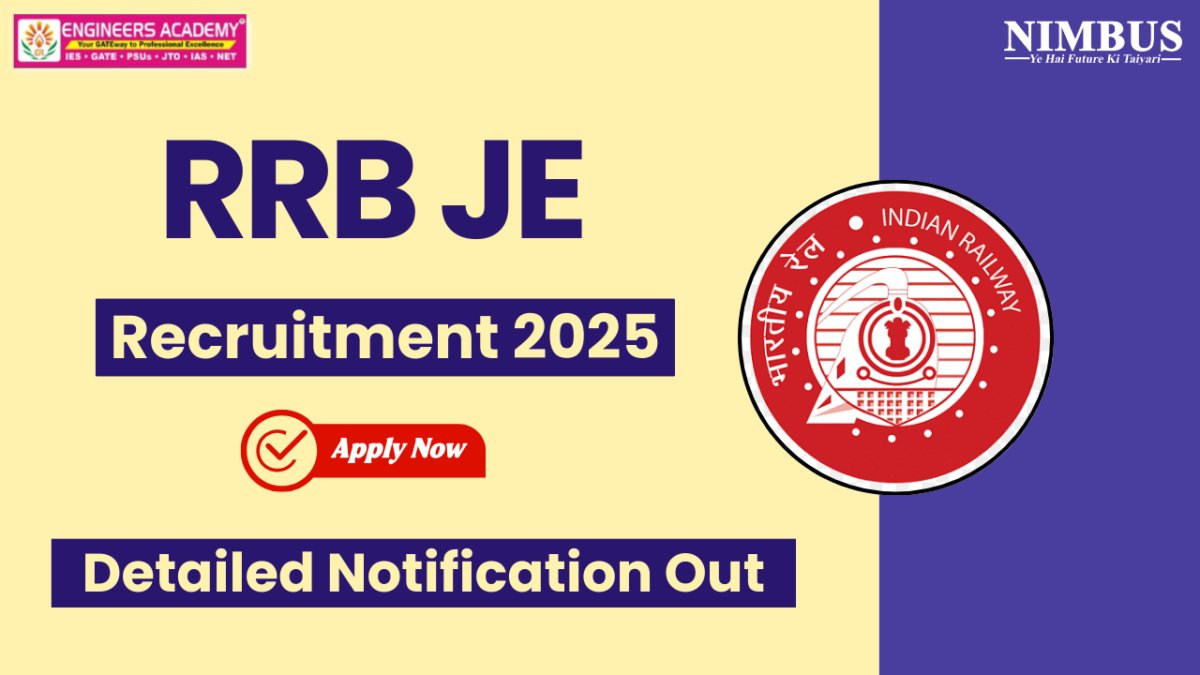 RRB JE 2025 Notification Out For 2585 Vacancies, Check Eligibility, Apply Online, Age Limit & More