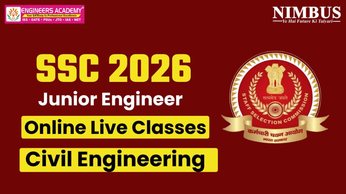 SSC Je 2026 Live Classes