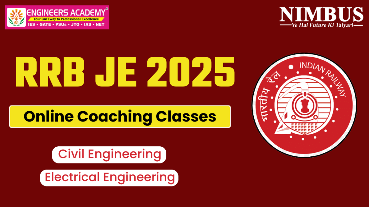 RRB JE online Classes for Civil and Electrical