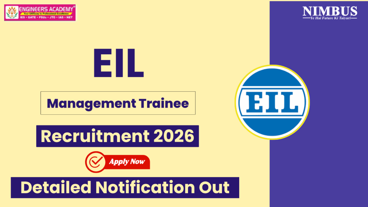 EIL Management Trainee Recruitment 2026