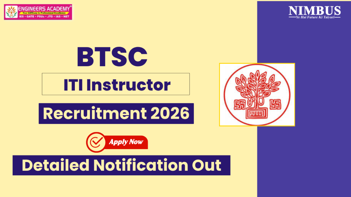 BTSC ITI Instructor Recruitment 2026