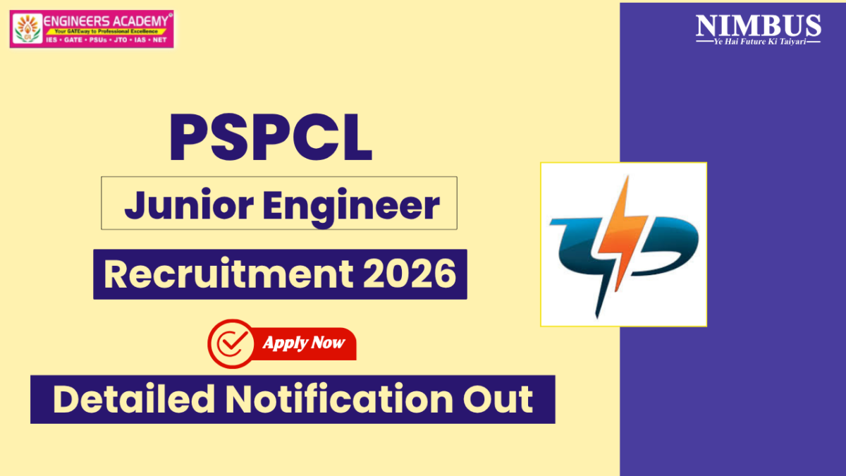 PSPCL JE Recruitment 2026 Notification for 622 Posts, Check Apply Online, Age Limit & More