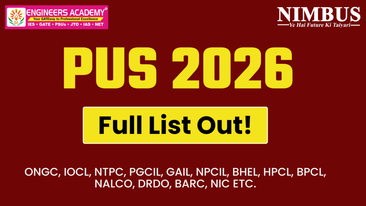 PSU Jobs Through GATE 2026