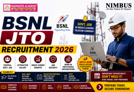 BSNL JTO Recruitment 2026: Notification, Vacancy, Exam Date, Eligibility, and Exam Pattern