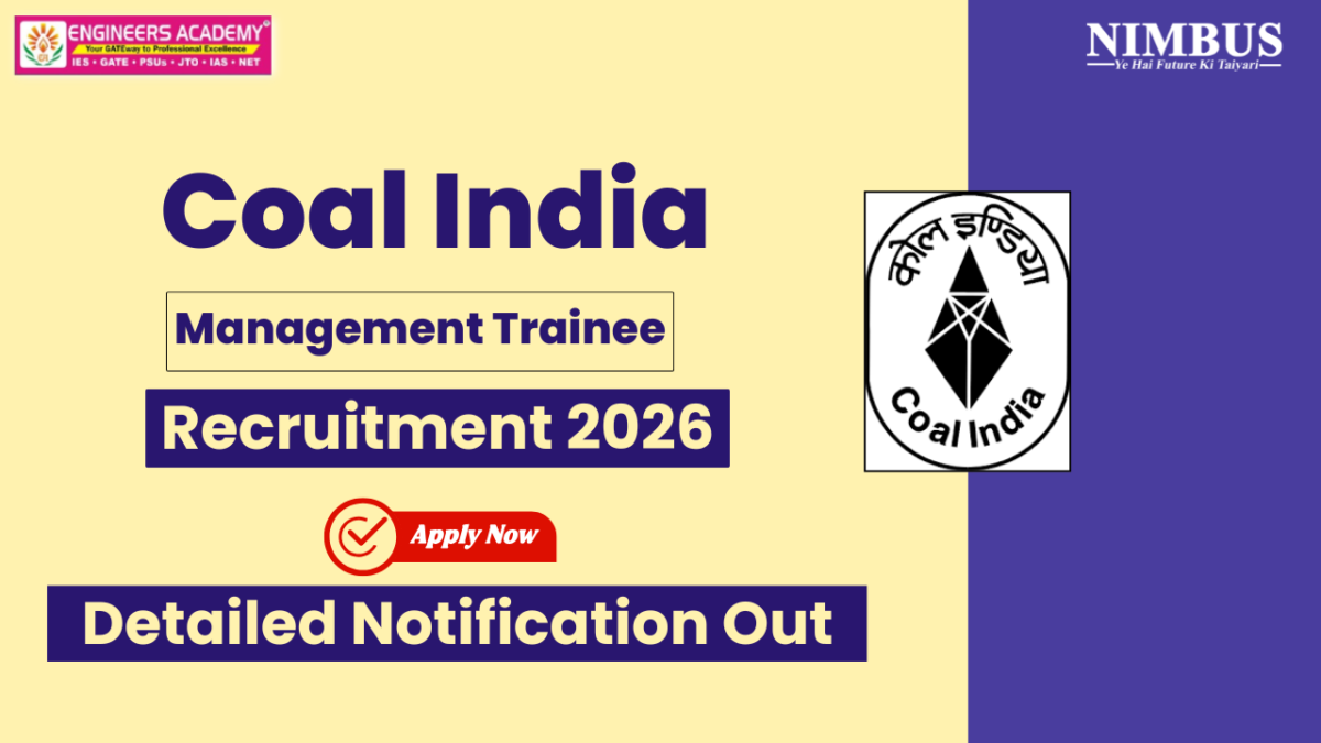 Coal India MT Recruitment 2026