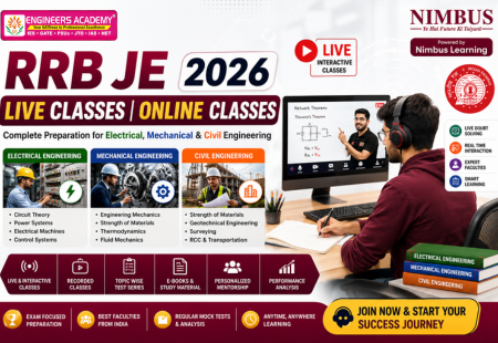 RRB JE 2026 Live Classes | Join RRB Je Online Classes