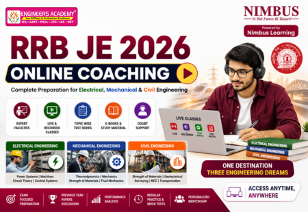 Best RRB JE 2026 Coaching For EE, CE & ME | Engineers Academy