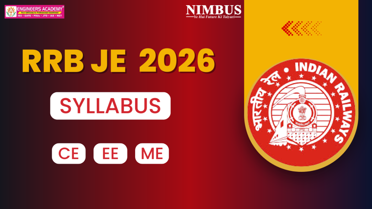 RRB JE 2026 Syllabus