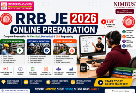 RRB JE 2026 Online Preparation: Complete Strategy by Engineers Academy