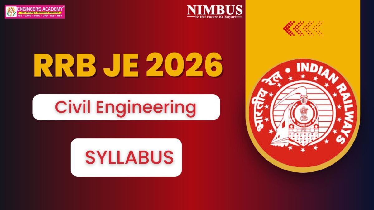 RRB Je 2026 Syllabus Civil Engineering