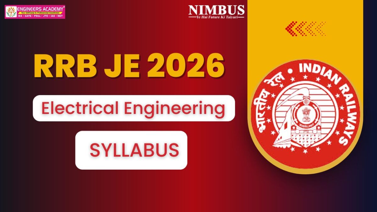 RRB Je 2026 Syllabus Electrical Engineering