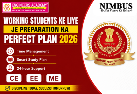 Working Students Ke Liye JE Preparation Ka Perfect Plan 2026 | Engineers Academy