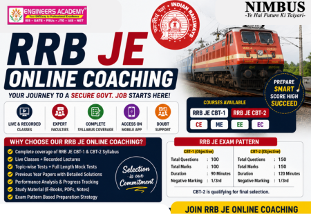 RRB JE Online Coaching
