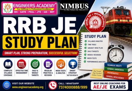 RRB JE Study Plan