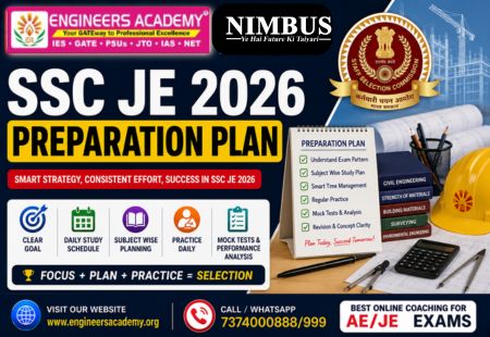 SSC JE 2026 Preparation Plan