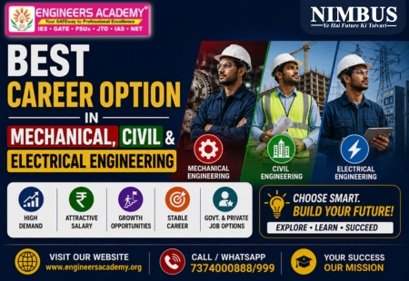 Best Career option in ME, EE, and CE