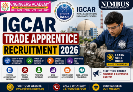 IGCAR Trade Apprentice Recruitment 2026
