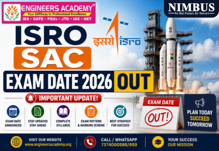 ISRO SAC Exam Date 2026 Out