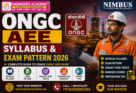 ONGC AEE Syllabus and Exam Pattern 2026