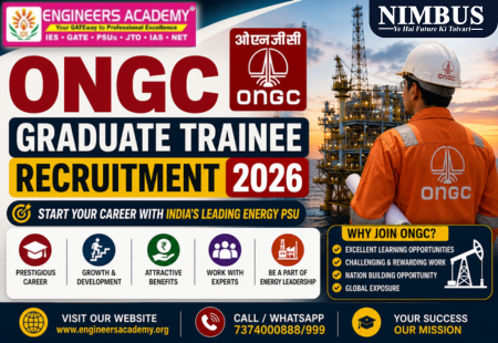 ONGC Graduate Trainee Recruitment 2026