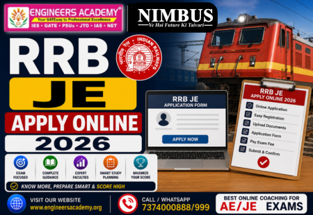 RRB JE Apply Online 2026