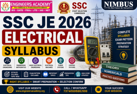 SSC JE Electrical Syllabus 2026