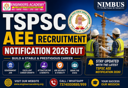 TSPSC AEE Notification 2026 Out for 290 Posts, Apply Online for Civil, Electrical & Environmental Engineer Posts