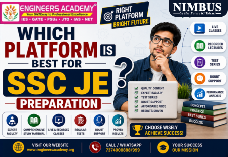 Which Platform is Best for SSC JE Preparation