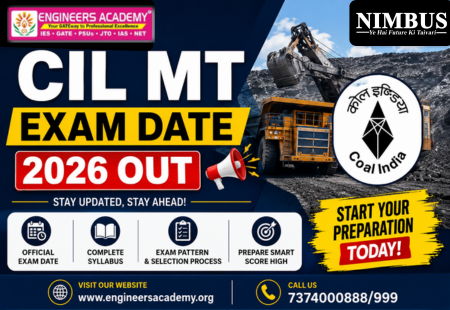 Coal India Limited (CIL) MT Exam Date 2026 Out: Check Exam Schedule