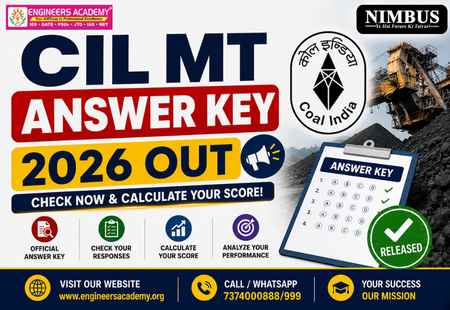 CIL MT Answer Key 2026 Out