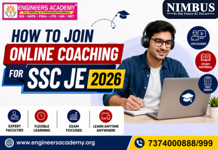 How to Join Online Coaching for SSC JE 2026