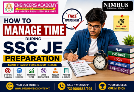 How to Manage Time During SSC JE Preparation