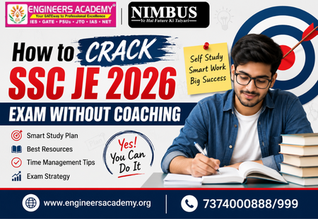 How to crack ssc je 2026 Exam Without Coaching