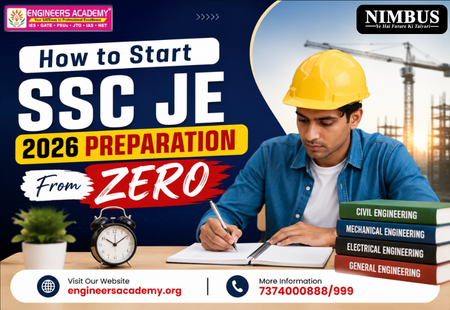 How to Start SSC JE 2026 Preparation From Zero | Engineers Academy
