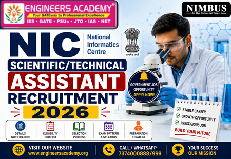 NIC Scientific/Technical Assistant Recruitment 2026: Check Notification, Vacancy, Age Limit & More