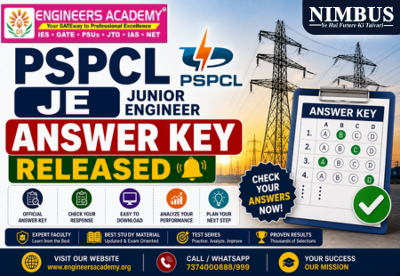 PSPCL JE Answer Key Released