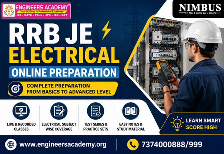 RRB JE Electrical Online Preparation