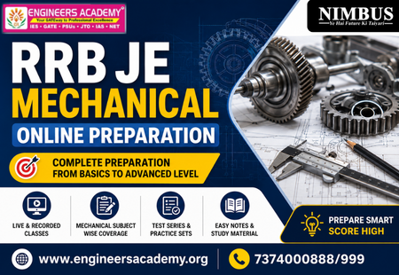 RRB JE Mechanical Online Preparation