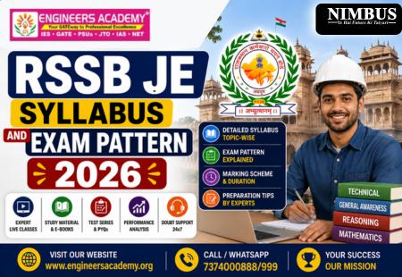 RSSB JE Syllabus and Exam Pattern 2026