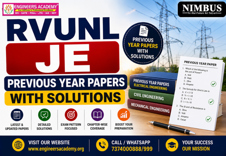 RVUNL JE Previous Year Papers With Solutions