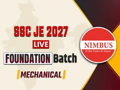 SSC JE 2027 Mechanical Course