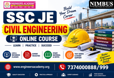 SSC JE Civil Engineering Online Course | Join Online Course For SSC JE Civil