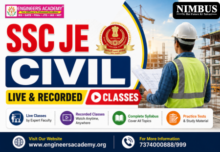 SSC JE Civil Live & Recorded Classes | Join Civil Live & Recorded Classes